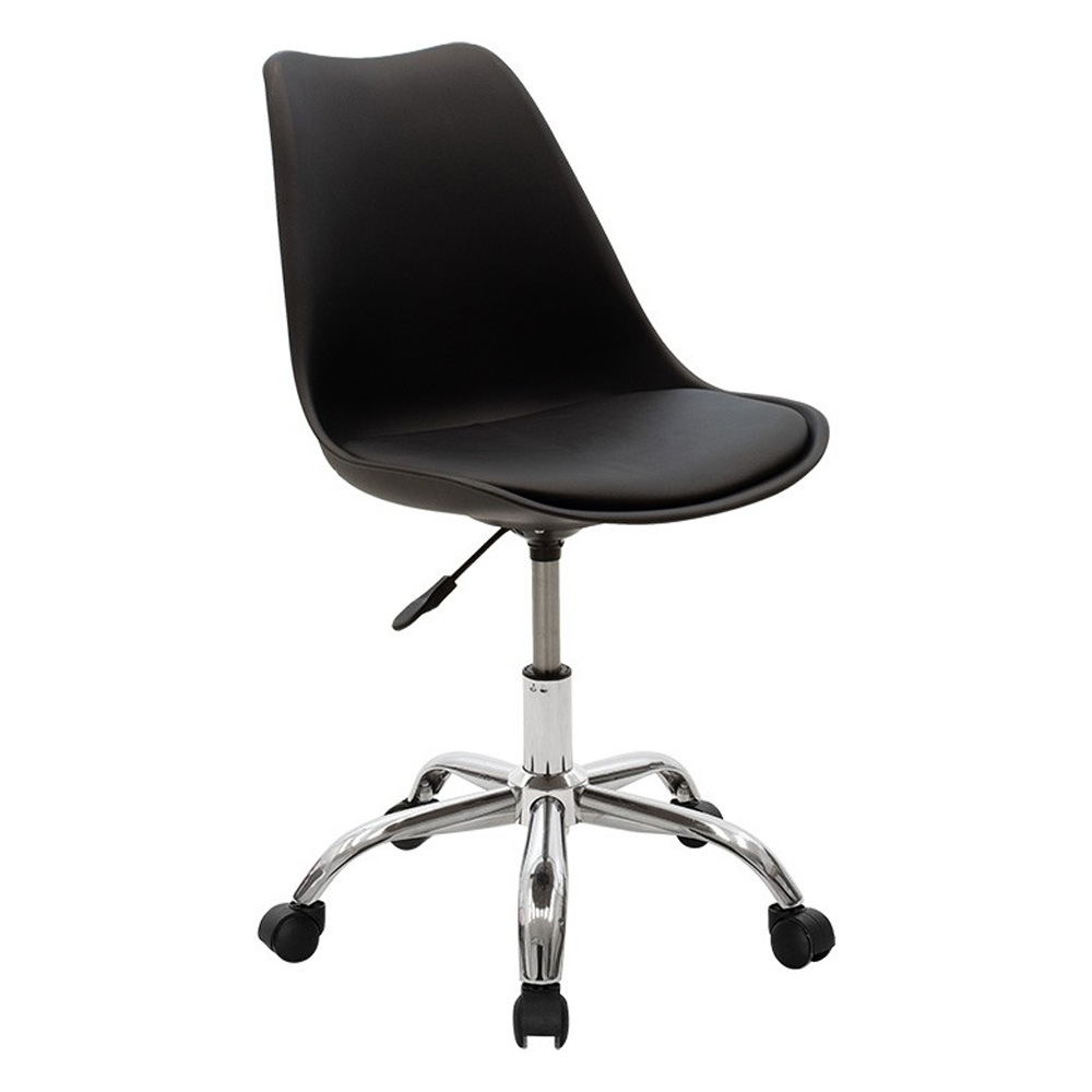 038592-8 038592 8 Καρέκλα Γραφείου Εργασίας Gaston II Με Μαύρο PP-PU